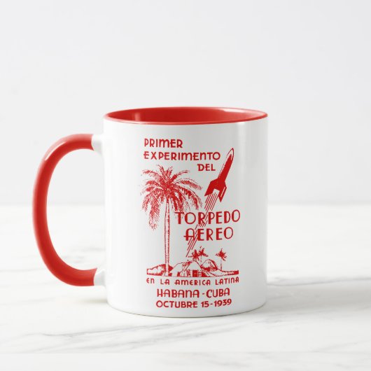 Mug 1939 Cuba Rocket Mail (Gauche)