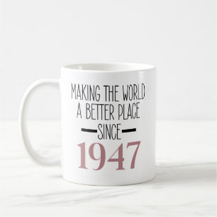 Mug 1947 Anniversaire 80 80 ans Femme Arrière-grand-mè