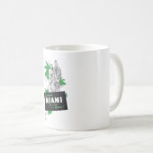 MUG 1949 MIAMI TOURISME AD VINTAGE! VIEUX ! QUAINT ! (Devant droit)