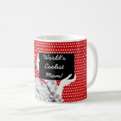 Mug 1950 Femme avec une maman des signes (Devant droit)
