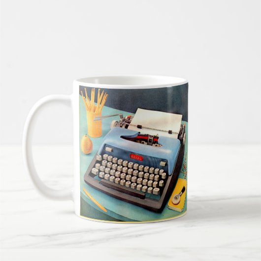 Mug 1950 s typewriter (Gauche)