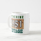 Mug 1951 Année de naissance - Fête d'anniversaire (Devant gauche)