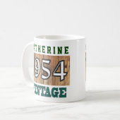 Mug 1954 Année de naissance - Fête d'anniversaire (Devant gauche)