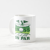Mug 1955 70e anniversaire Humour de golf (Devant gauche)