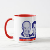 Mug 1956 vote Ike et Dick (Gauche)