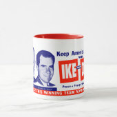 Mug 1956 vote Ike et Dick (Centre)