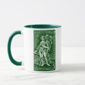 Mug 1958 Jardinage + Timbre d'horticulture (Gauche)