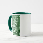 Mug 1958 Jardinage + Timbre d'horticulture (Devant gauche)