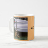 Mug 1959 Guitare électrique futuriste et boîte de café (Devant gauche)
