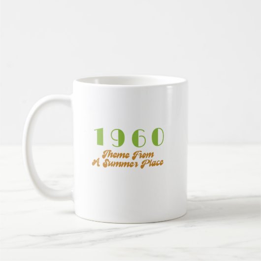 Mug 1960 Meilleur Chanson, Thème De A Summer Place (Gauche)