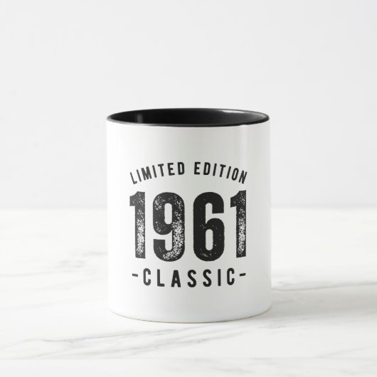 Mug 1961 Année de naissance classique (Centre)