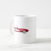 Mug 1961 Corvette C1 : Candy Apple Finish : (Devant gauche)