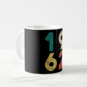 Mug 1962 Anniversaire Vintage Rétro (Devant gauche)