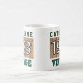 Mug 1963 Année de naissance - Fête d'anniversaire (Centre)