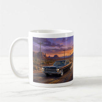 Mug 1964 Cadillac sur la route 66