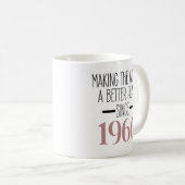 Mug 1966 Birthday 60 60th Years Old Gifts Women Mom (Devant droit)