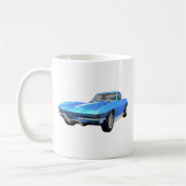 Mug 1967 Corvette Sports Car : Finition bleue : (Gauche)
