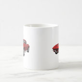 Mug 1967 Corvette : Voiture de sport : Fin rouge : (Centre)