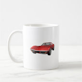 Mug 1970 Corvette Sports Car : Fin rouge (Gauche)