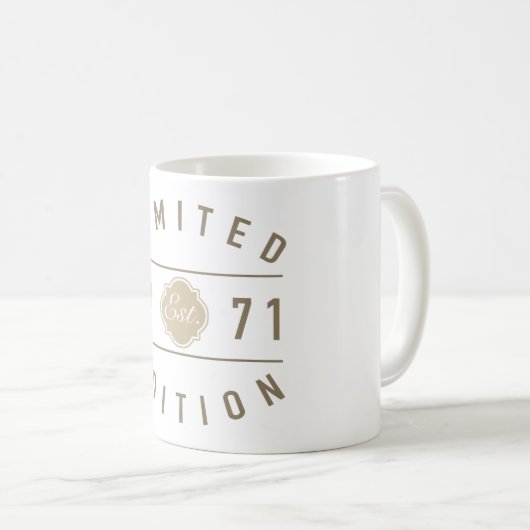 Mug 1971 50e anniversaire Edition limitée (Devant droit)