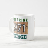 Mug 1971 Année de naissance - Fête d'anniversaire (Devant gauche)