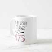 Mug 1975 Anniversaire 50e Anniversaire Cadeaux Femmes  (Devant gauche)