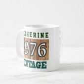 Mug 1976 Année de naissance - Fête d'anniversaire (Devant gauche)
