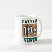 Mug 1980 Année de naissance - Fête d'anniversaire (Devant droit)