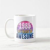 Mug 1985 Quarante ans d'histoire extraordinaire (Gauche)