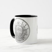 Mug 1986 L'État du Texas Rondelle d'Argent (Devant gauche)