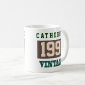 Mug 1991 Année de naissance - Fête d'anniversaire (Devant droit)