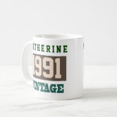 Mug 1991 Année de naissance - Fête d'anniversaire (Devant gauche)
