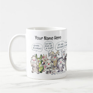 Mug 19 lapins lapins lapins de lapin volants de dessin