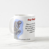 Mug 19 pensées profondes - air froid (Devant gauche)
