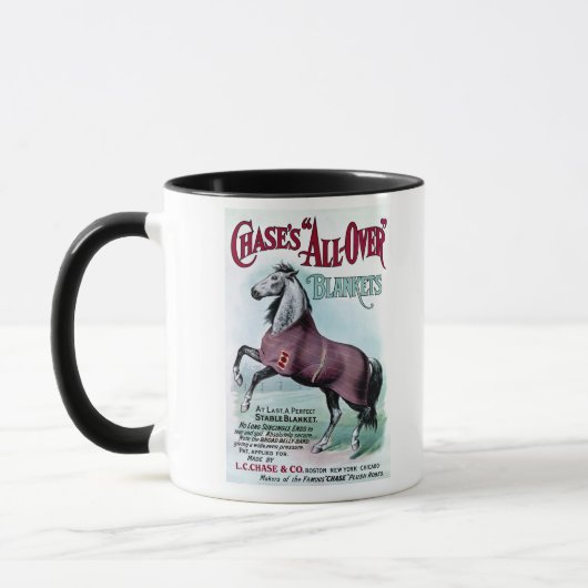 Mug 19e C. Couvertures Chase Horse (Gauche)