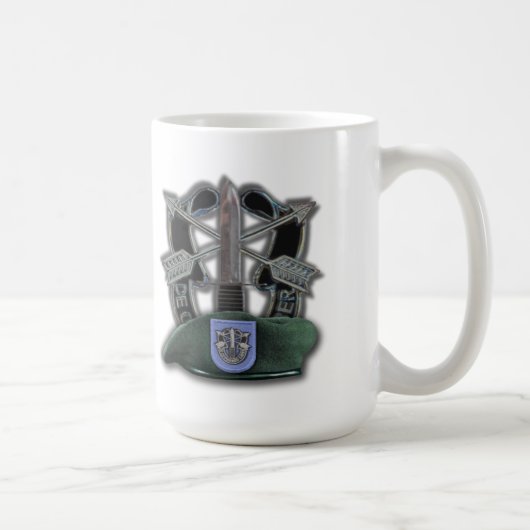 Mug 19e forces spéciales berets verts anciens combatta (Droite)