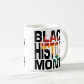 Mug 19e Mois de l'histoire des Noirs (Devant droit)
