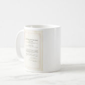 Mug 19ème Amendement à la constitution d'Etats-Unis (Devant gauche)