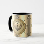 Mug 19ème Mariage de bronze (couleur) (Devant gauche)