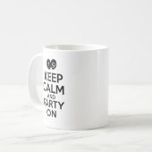 Mug 19èmes conceptions d'anniversaire d'année (Devant gauche)