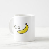 Mug 1 + 1 = banane (Devant gauche)