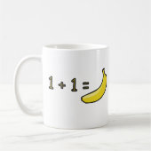 Mug 1 + 1 = banane (Gauche)