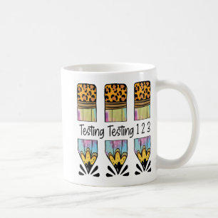 Mug 1 2 3 Jour d'essai Chemise Test Jour d'examen ense