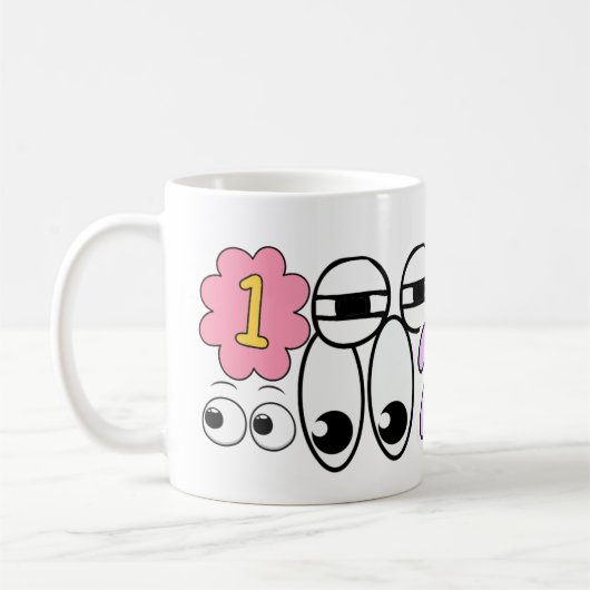 Mug 1,2,3 Tous les yeux sur moi Musique d'enseignant (Gauche)