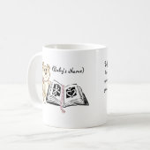 Mug 1:5 du baptême du bébé/Cadeau-Jérémie de baptême (Devant gauche)