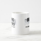 Mug 1 an Anniversaire du travail Nouvelles de rupture  (Centre)