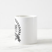 Mug 1 an de travail à partir de la maison Anniversaire (Centre)