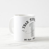 Mug 1 an ensemble - Célébration du premier anniversair (Devant gauche)