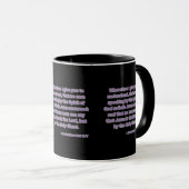 Mug 1 Corinthiens 12:3 KJV Bible Verse Deux Tons (Devant droit)