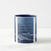 Mug 1 Corinthiens 13:13 Bible Écriture Pic Deux Tons (Centre)